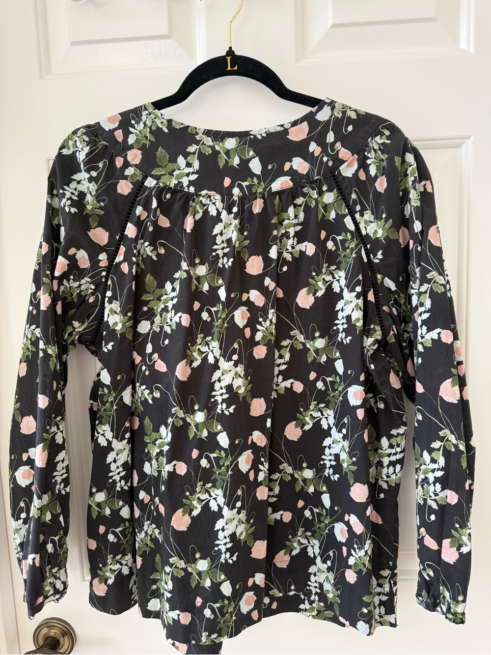J. Crew + Liberty of London Long-Sleeve Floral Blouse